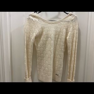 Abercrombie & Fitch, off white knitted sweater. Size xs